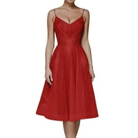 Manxivoo летни рокли жени линейна дантелена апликация дълги сватбени рокли за булка шифон бохо булчински рокли със сплит парти рокля червено