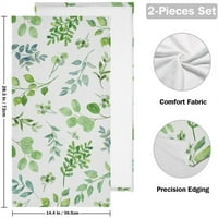 Листа кърпи за ръце тропически растение мека абсорбираща кърпа за лице многофункционално за хотел фитнес гост Дом декоративен