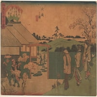 Mukojima no Zu Poster Print от Utagawa Hiroshige � Токио)