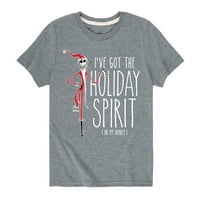 Кошмарът преди Коледа - празничен дух в костите ми - Графична тениска с малко дете