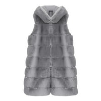 Елегантно женско яке палто дамски -„Gilet Vest Leeveless Reastcoat Body По -топло палто на якета