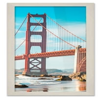 Frame White Wash Frame Frame - Пълната модерна фото рамка включва UV акрилна предпазител