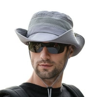 Мъжки дамски слънчева шапка кофа риболов пешеходна шапка широка крайна UV защита слънцезащитен крем шапка