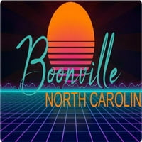 Germanton North Carolina Vinyl Decal Stiker Retro Neon Design