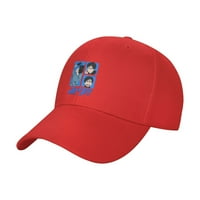 Cepten Men & Womens Cool Unique Print с юри на ледено готино лого регулируема бейзболна шапка червено