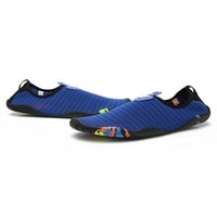 Ymiytan Unise Beach Shoe Surfing Aqua чорапи плувни водни обувки тренировка апартаменти Небрежно приплъзване на бос синьо 7-7.5