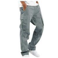 Feternal мъжки гащеризони с теглене на много джобни ежедневни панталони туристически панталони памук панталони панталони товарни панталони за мъже