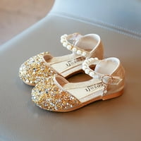 Обувки бебе момичета месеци обувки деца перлен боукен момичета сандали принцеса самотни бебета bling бебешки обувки