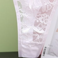 Секси жени ремъци на дамски бельо разтягане на бикини бикини с ниска талия g-string кратък бял размер един размер