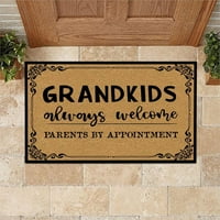 Haykey внуци посрещат родителите си да си правят срещи за интересни вътрешни и външни врати, подаръци за топла къща, подаръци за рожден ден и фамилия