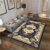 Ретро луксозен килим постелка Неплъзгаща се печатница за килим за хола за хол Масичка стая Спалня Декор 80*