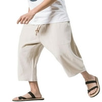 Glonme Men Харем Небрежни панталони Монтирани летни дъна Дръскане за теглене спорт