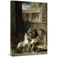 Глобална галерия в. Les Chevau de Diomede Art Print - Gustave Moreau