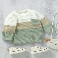 Gwiyeopda бебета момчета момичета топло плетено пуловер пуловер суичър с дълъг ръкав върхове есенни зимни дрехи