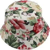 Cocopeaunts кофа шапка за жени Четири сезона диво носене флорален модел сгъваема кофа шапка мъже рибар шапка на открито слънце предотвратяване