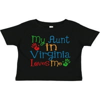 Inktastic леля ми във Вирджиния обича ме подарък Toddler Boy или Thddler Girl тениска