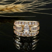 Жени модни пръстени бижута сватбени пръстени сладки момичета пръстени модни жени curconia inlay сватбени годежни пръстени бижута подарък goldenus 8