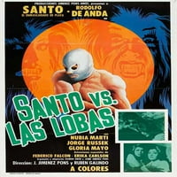 Santo vs. She -Wolves - Филмов плакат