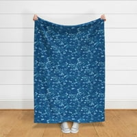 Плюшено одеяло за хвърляне на минки, 50 70 - Импресионистична живопис Арт Градина Дърво бяло цвете природа печат одеяло от спонсор