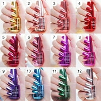18мл траен плътно цветен метален огледален ефект на ноктите на лак лак декор