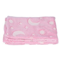 Mgaxyff светещо одеяло, топло полиестерно одеяло удобно за домакинство