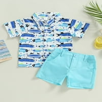 Lieserram Toddler Boys Summer Outfit Sets месеци 2t 3T 4T 5T КРАТКО РАЗПРЕДЕЛЕНИЕ НА РАЗПРЕДЕЛЕНИЯ