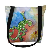 Betsy Drake Interiors Gecko Голяма чанта с тота 18x18