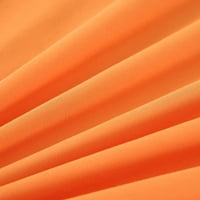 Брой на резбата Качествен лист Комплект дълбок джоб египетски памучен цвят оранжев твърд размер Калифорния крал