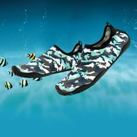 Porfeet Unise Flag Camouflage бързо изсушаване против хлъзгащ плувен сърф водни обувки плажни чорапи, червени 45