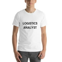 Логистична анализатор смела тениска с къс ръкав памучна тениска от неопределени подаръци