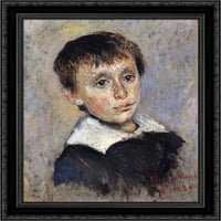 Портрет на Jean Monet Black Ornate Wood Framed Canvas Art by Monet, Claude