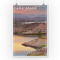Езерото Мид, Невада, Аризона, езерото привечер