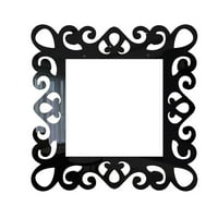 Стикер домашен декор огледало огледало в стил фото рамки за магазин черно