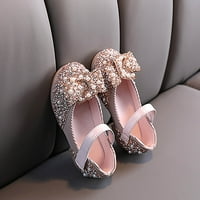 Детски обувки перлени читисти, блестящи детски обувки принцеси бебета обувки за купон и сватба