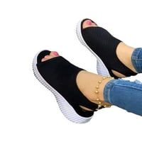 Audeban Дамски дами ежедневни сандали удобни празнични обувки Размери дамски кръстосан каишка плаж