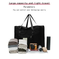 Сгъваема чанта за пътуване с дюфел, тотална чанта за багаж, лека чанта за багаж за спорт, фитнес зала, ваканция