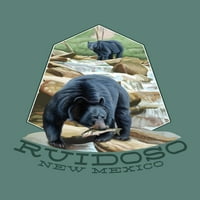 Ruidoso, Ню Мексико, риболов на черни мечки, контур