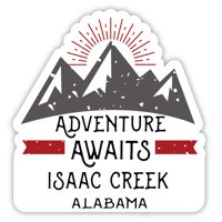 Isaac Creek Alabama Souvenir Vinyl Decal Sticker Adventure очаква дизайн