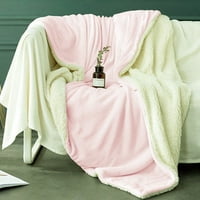 Удобно двуслойно одеяло за хвърляне - меко докосване - 150x - одеяло за лятно климатик - за спалня
