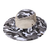Unise Hats Camouflage Printed Summer Fishing Sunshade Outdoor Camouflage дишащ сандал Западния каубой слънчев сенник нетен шапка уютни стилни шапки
