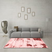Ahgly Company Indoor Rectangle Oriental Red Modern Area Rugs, 3 '5'