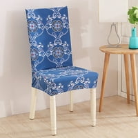 Флорална трапезария стол седалка капак за покриване на седалки Spande Stretch Home Decor