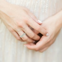 Златен платен регулируем пръстен симулиран диамантен CZ пръстен за млади момичета жени