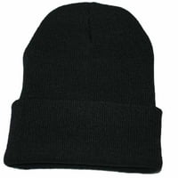 Guvpev Unise Slouchy Knitting Beanie Hip Hop Cap Топла зимна ски шапка - кафе, един размер