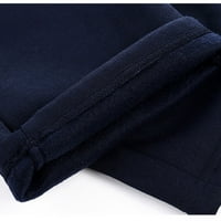 Symoid Winter Jackets for Men- удебелени ежедневни модни коледни и благодарствени подаръци Нови топли костюми за мъже Сини xxxxl