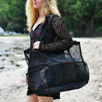 Изключително големи плажни чанти и тотални леки мрежести тотали със семейство Z чанта E6M9