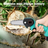 Мини резачка, безжична преносима електрическа резачка с батерия и верига, ръчна резитба на ножици за резачка за дърво за дърво от дърво