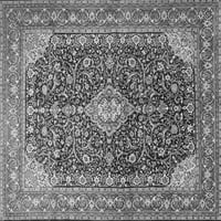 Ahgly Company вътрешен правоъгълник медальон сиви традиционни килими, 3 '5'