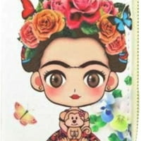 Анимиран портфейл от печат на Frida Kahlo