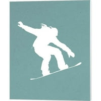 Сноуборд от част I от Sports Mania, Canvas Wall Art, 16W 20h